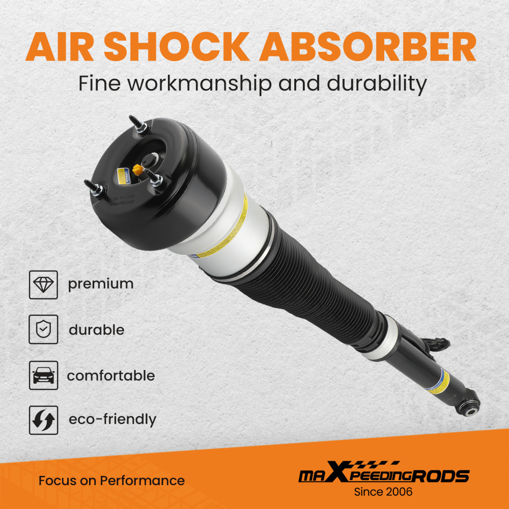 Rear Air Shock Strut Assembly Passenger Side Right RH compatible for Mercedes Benz W221