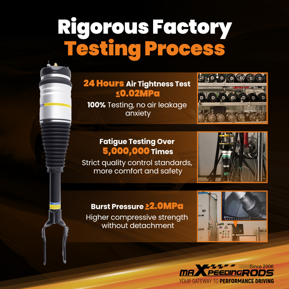 Front RH Air Suspension Strut compatible for Jeep Grand Cherokee WK WK2 11-24 68029902AA