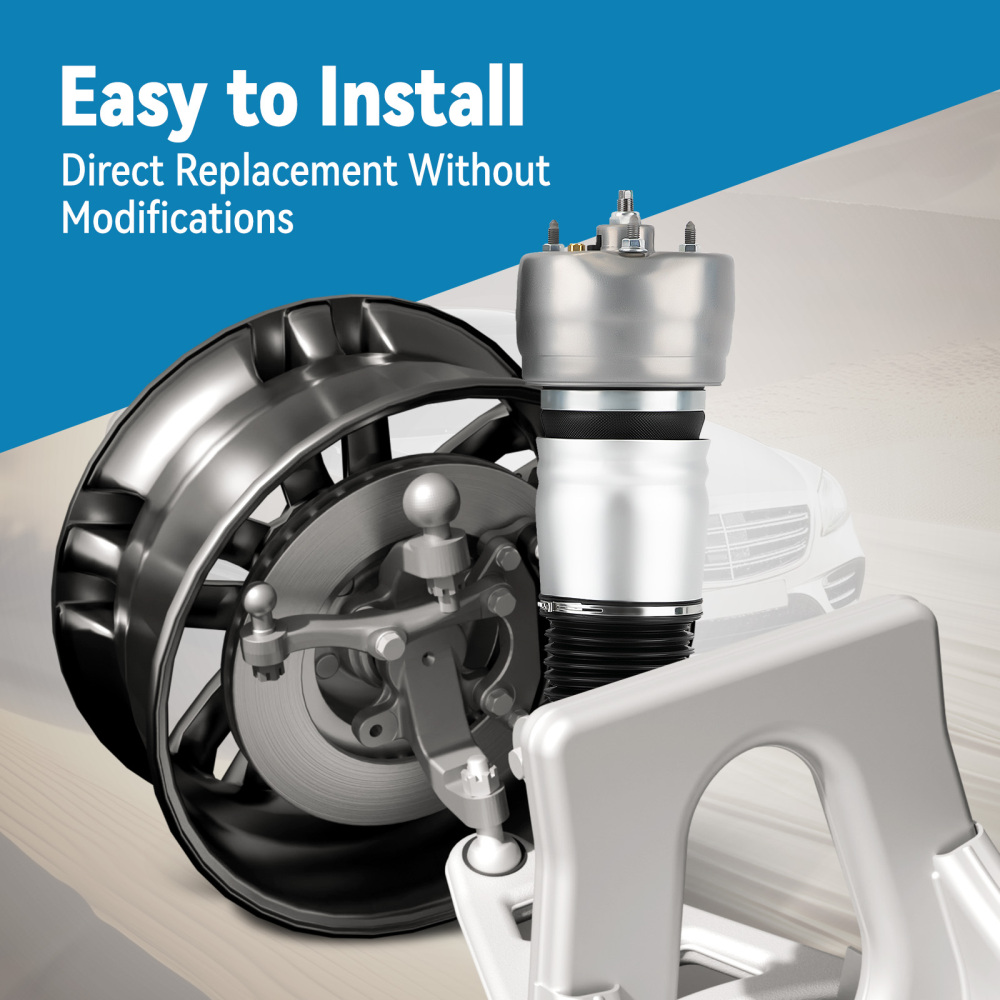 Front Air Shock Struts Pair compatible for Porsche Panamera 970 2010 2011 2012 2013