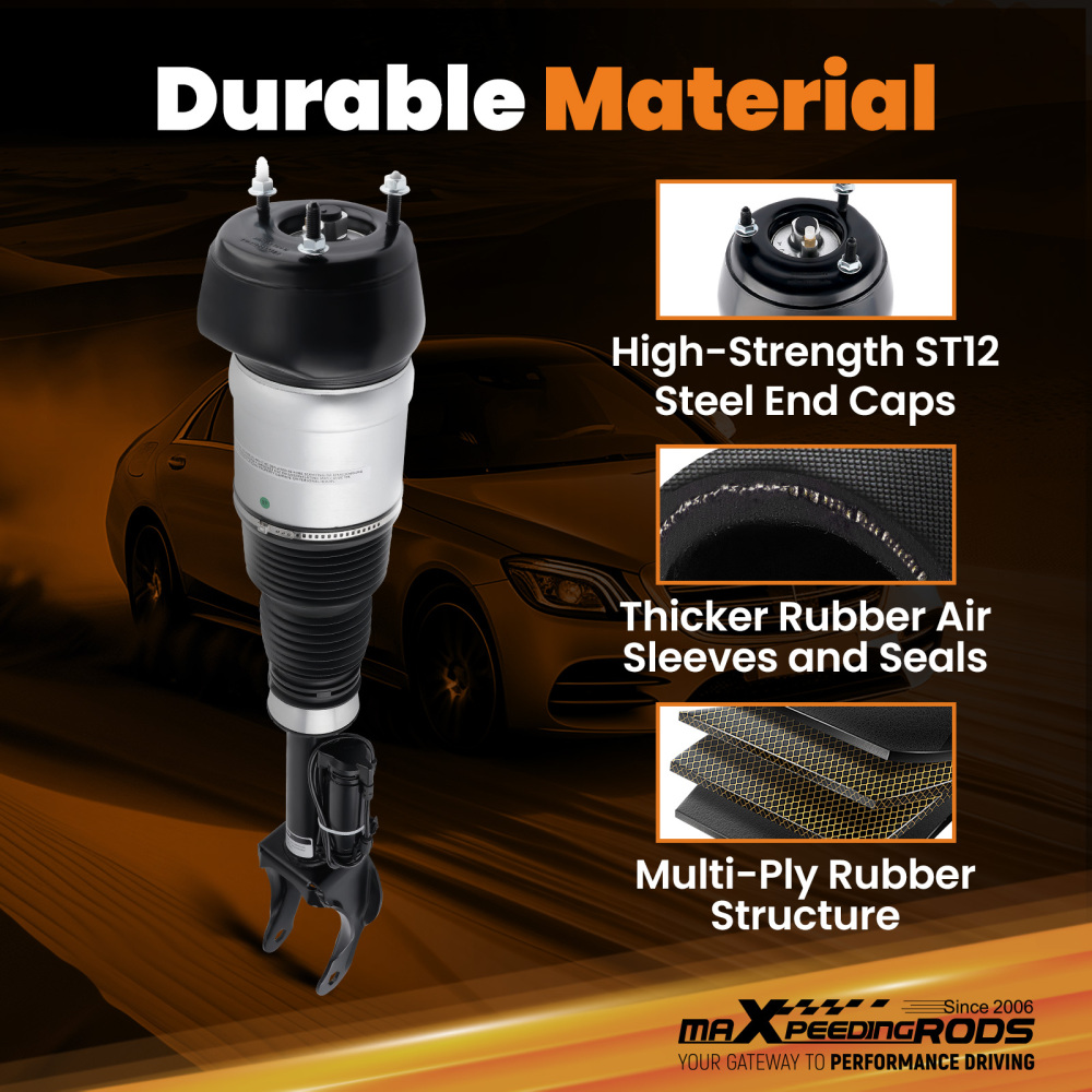 Front Left Right Air Suspension Strut compatible for Mercedes W166 X166 ML350 GL500 AMG 63
