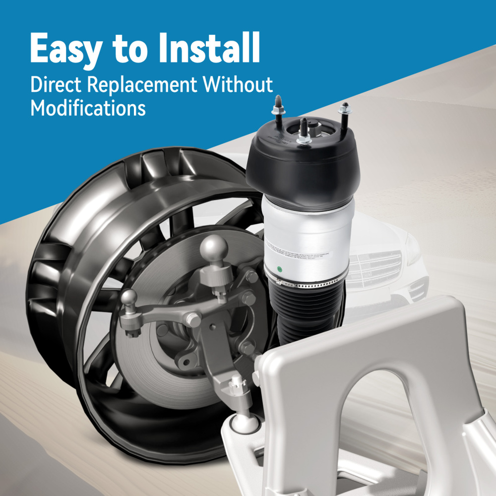 Front Pair Air Suspension Strut compatible for Mercedes GL350 GL450 GL500 GL63AMG 2012-15