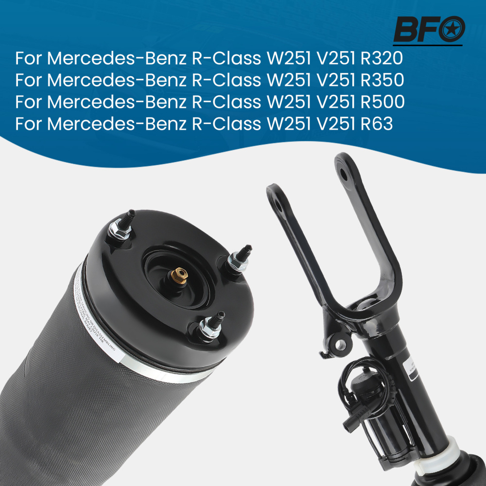 1 Air Suspension Shock compatible for Mercedes R350 R320 R500 R63 AMG Front L/R 2513203013
