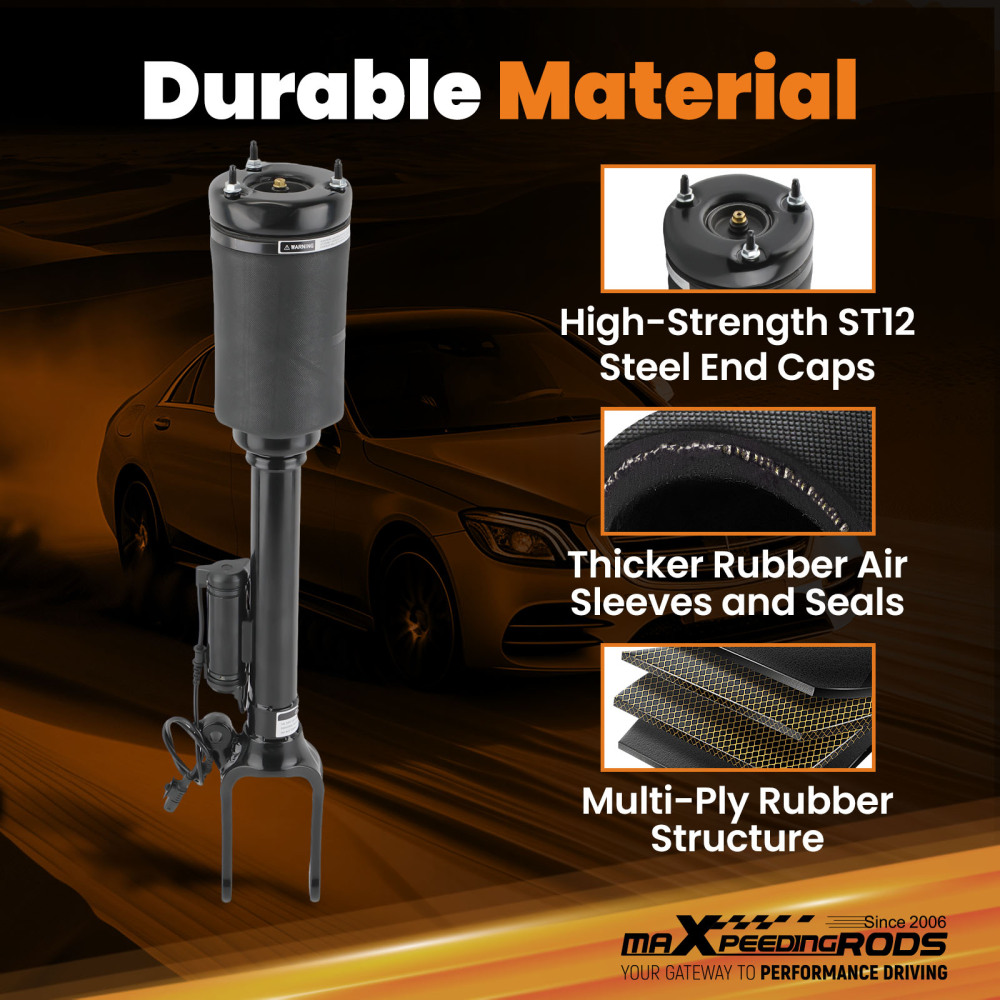 Ammortizzatore d'aria Sospensione Anteriore compatibile per Mercedes ML W164 GL X164 con ADS