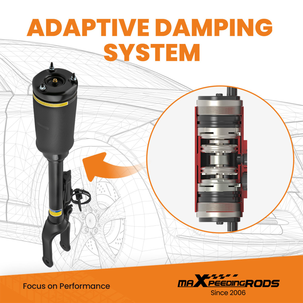 Avant Suspension Pneumatique Luftfederbein compatible pour Mercedes Ml Gl Classe W164 X164