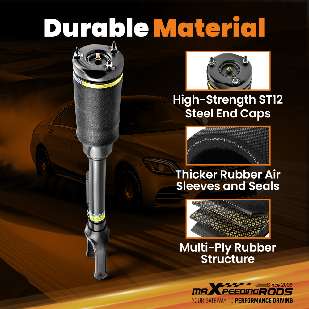 Front Air Suspension Shock Strut W/ ADS compatible for Mercedes X164 W164 GL ML 350 450 550