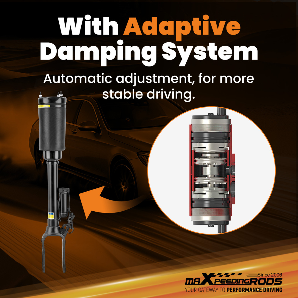 Front Air Suspension Shock Strut W/ ADS compatible for Mercedes X164 W164 GL ML 350 450 550