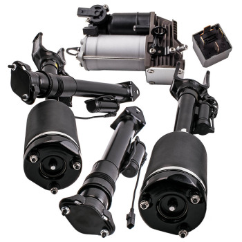 Amortisseurs Avant +Arrière +Compresseur compatible pour Mercedes M ML Classe GL W164 X164