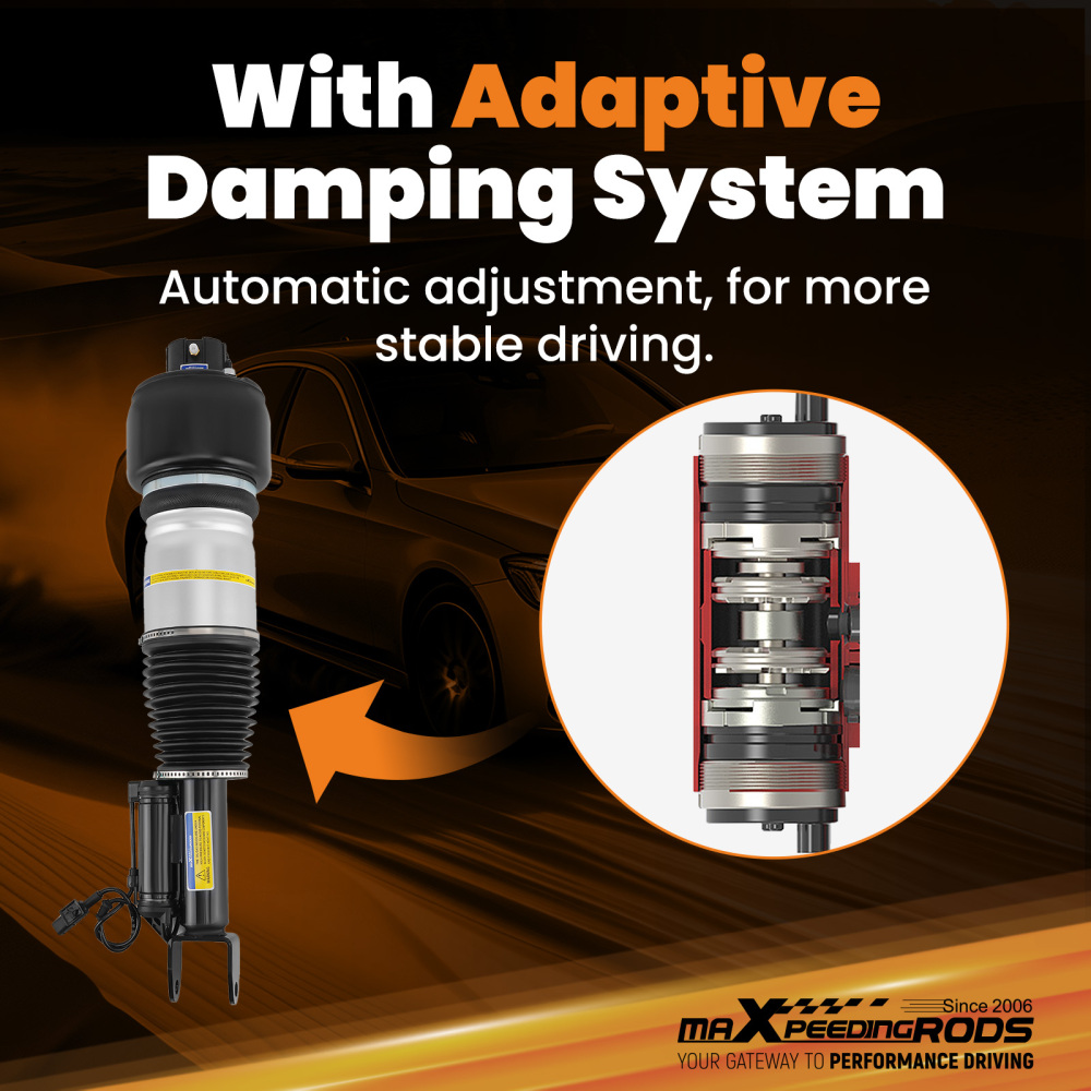 1X Front Left Side Air Suspension Strut Shock compatible for Mercedes 2193201113 2113206113