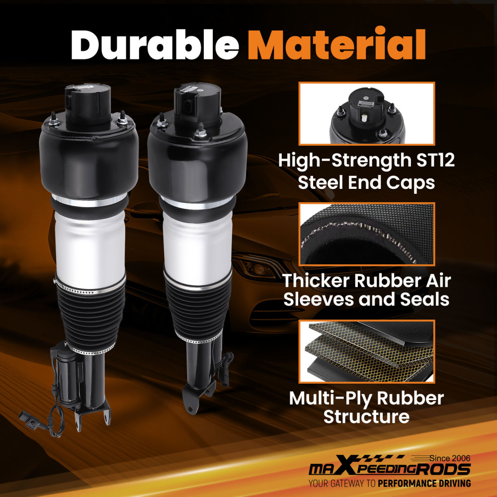 2PCS Front left Right Suspension Air Spring Struts compatible for Mercedes W219 E500 CLS500