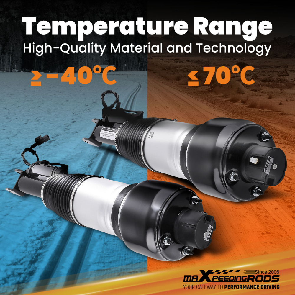 2PCS Front left Right Suspension Air Spring Struts compatible for Mercedes W219 E500 CLS500