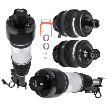 2x Avant Suspension Pneumatique + 2X Arrière ressort compatible pour Mercedes W211 W219 E320