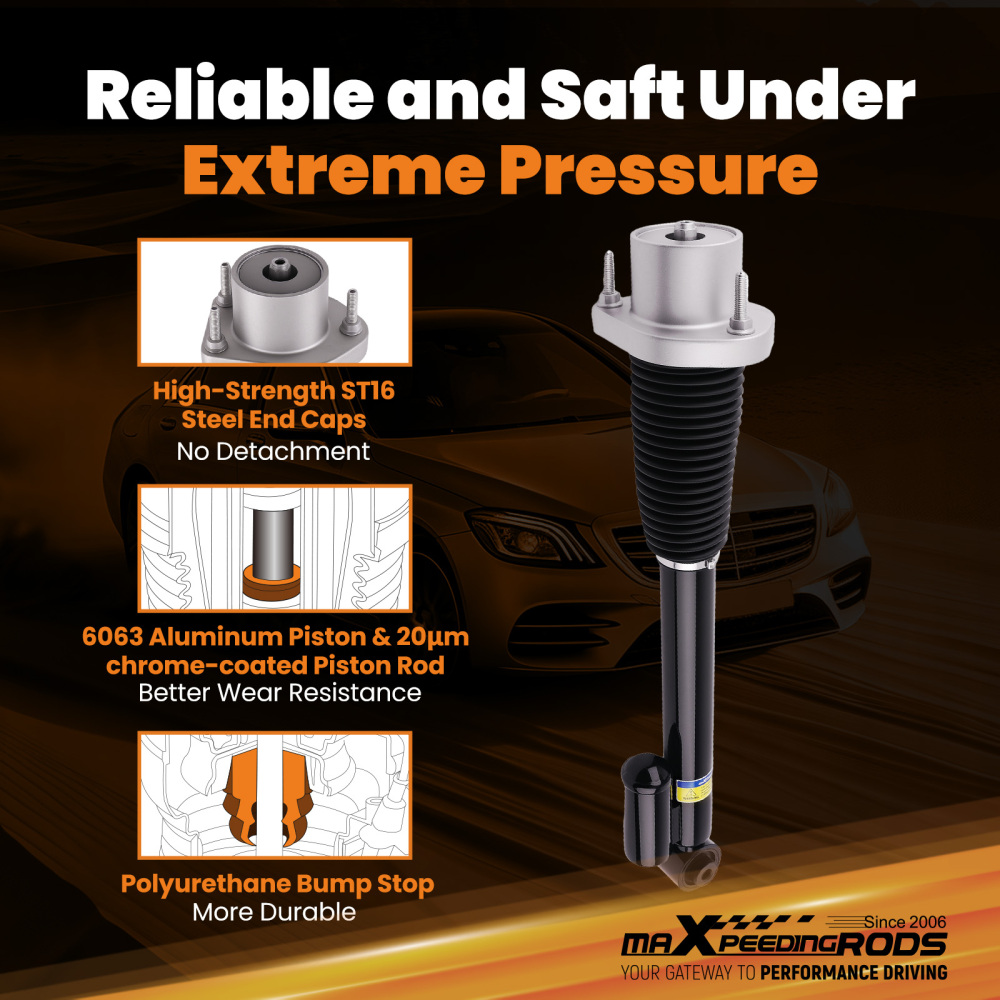 Pair Rear Air Suspension Shock Absorber compatible for Range Rover L405 2013-2022 LR098792