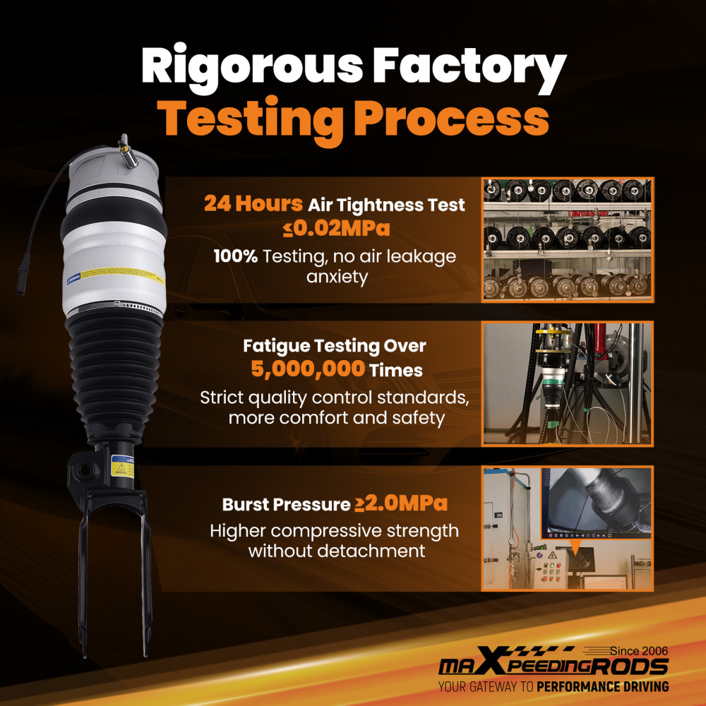 Front LH Air Suspension Shock Strut compatible for VW Touareg 7P5 7P6 2010-2018 7P6616039N