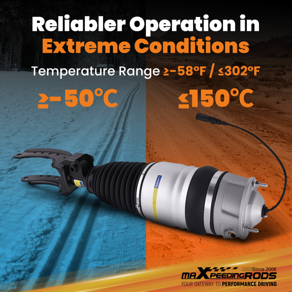 Front LH Air Suspension Shock Strut compatible for VW Touareg 7P5 7P6 2010-2018 7P6616039N