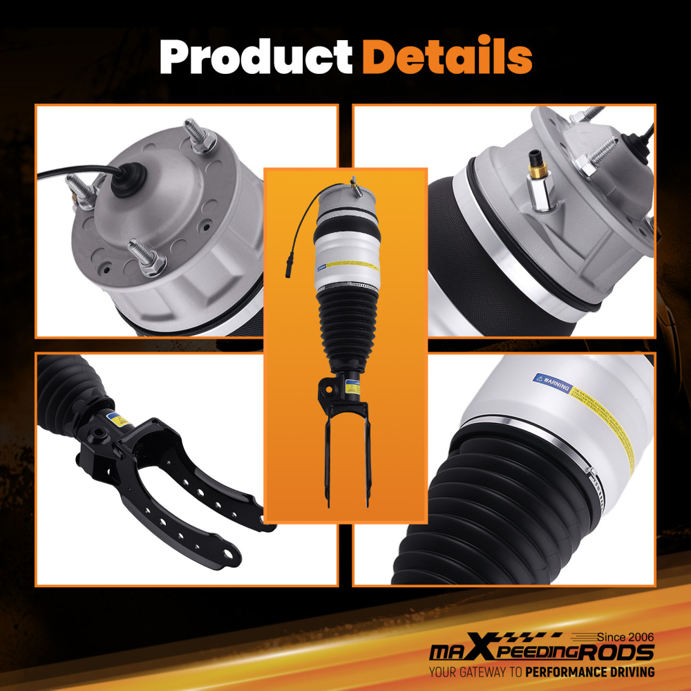 Front LH Air Suspension Shock Strut compatible for VW Touareg 7P5 7P6 2010-2018 7P6616039N