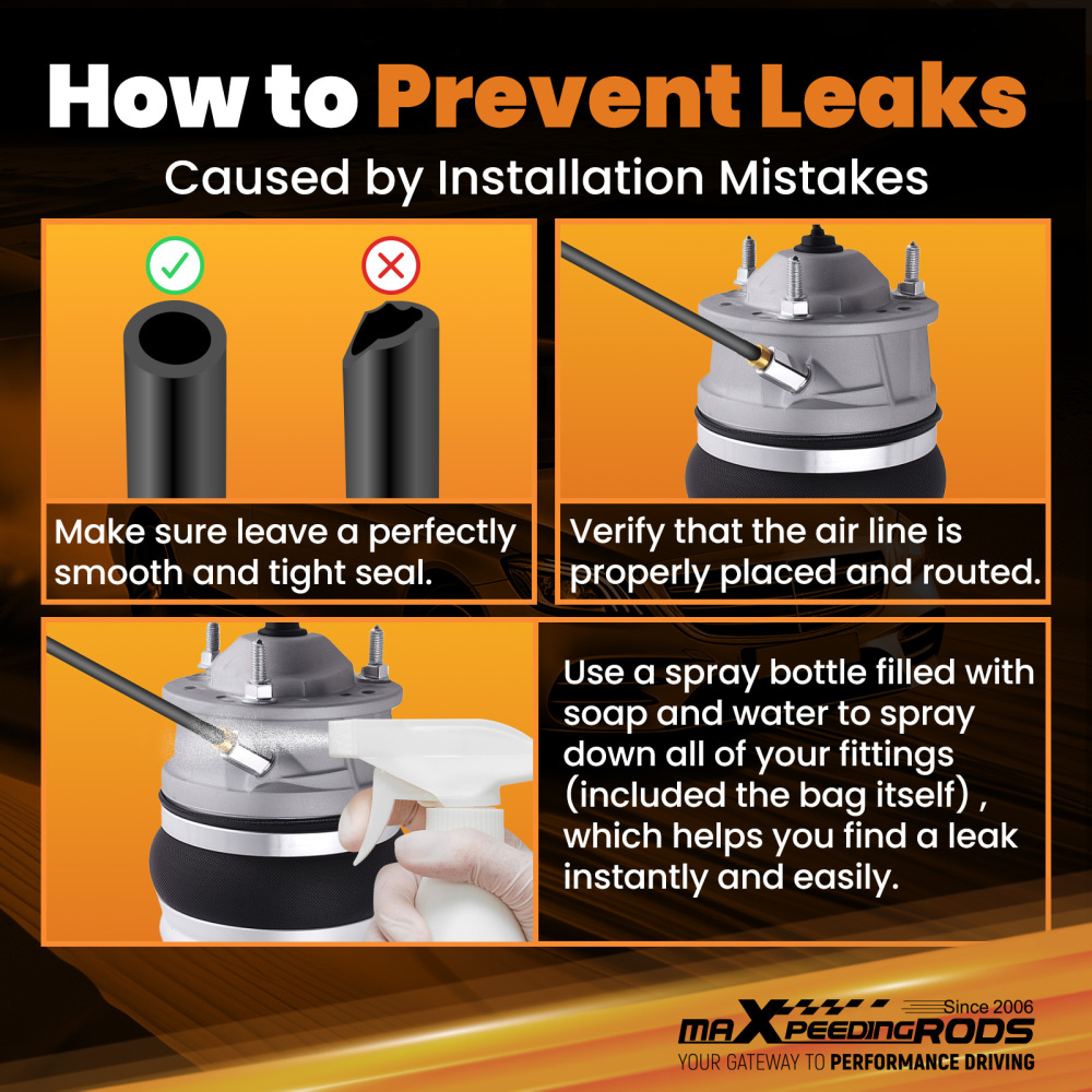 Amortisseur Air Avant Paire compatible pour VW Porsche 2010-2018 95835803903 95835804003