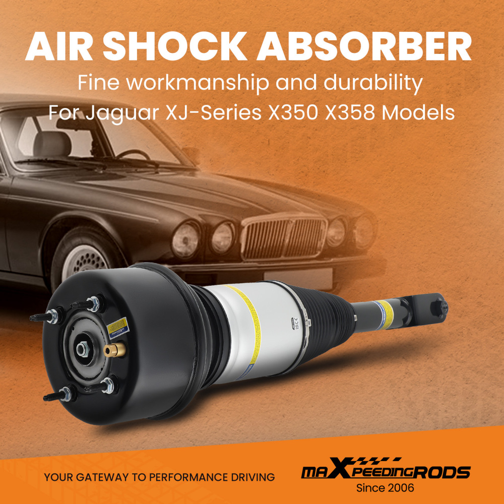 Pair Front Air Suspension Strut compatible for Jaguar XJ-Series X350 X358 XJR C2C41349