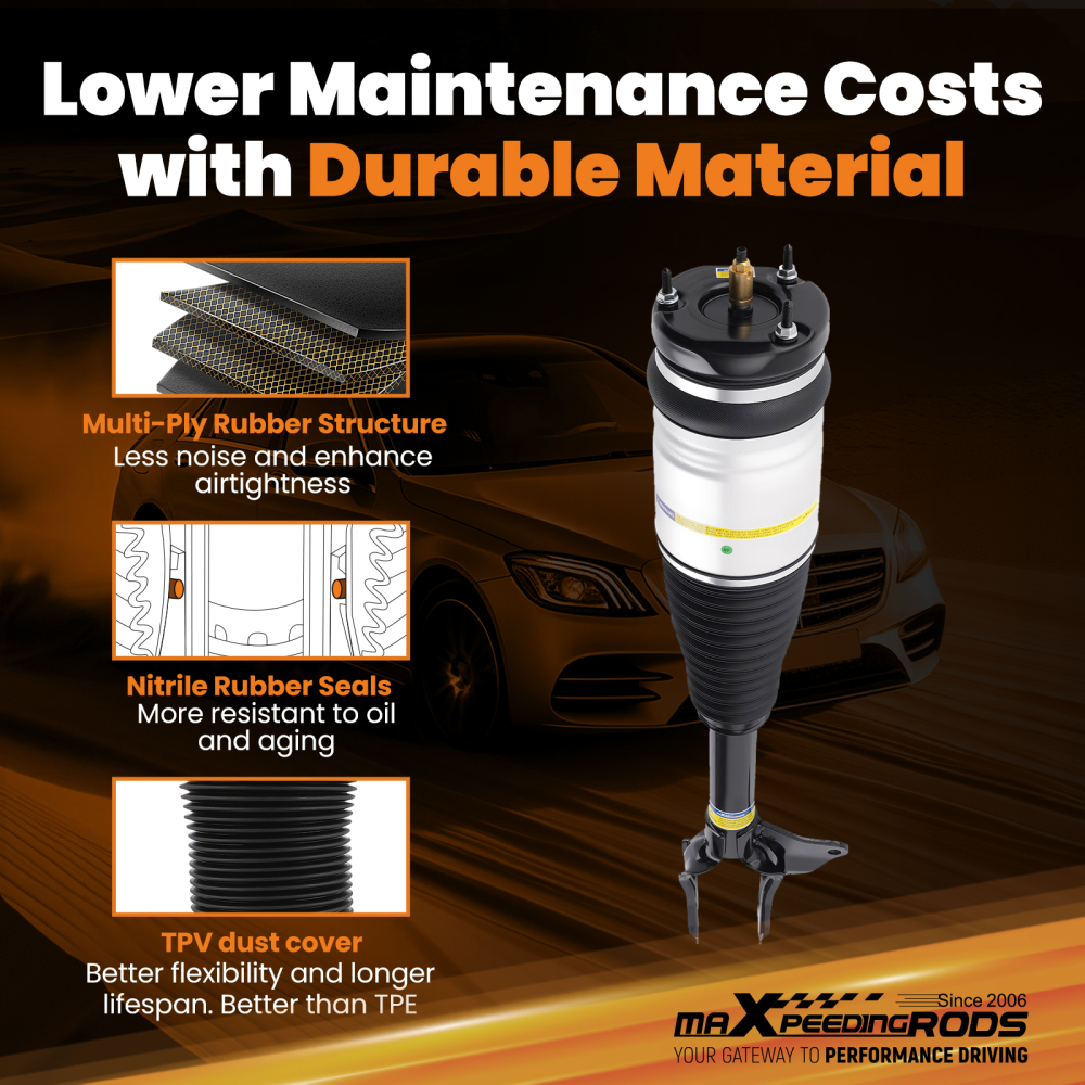 Ammortizzatore Anteriore Destro compatibile per Jeep Grand Cherokee WK2 2016-2022 68253206AA