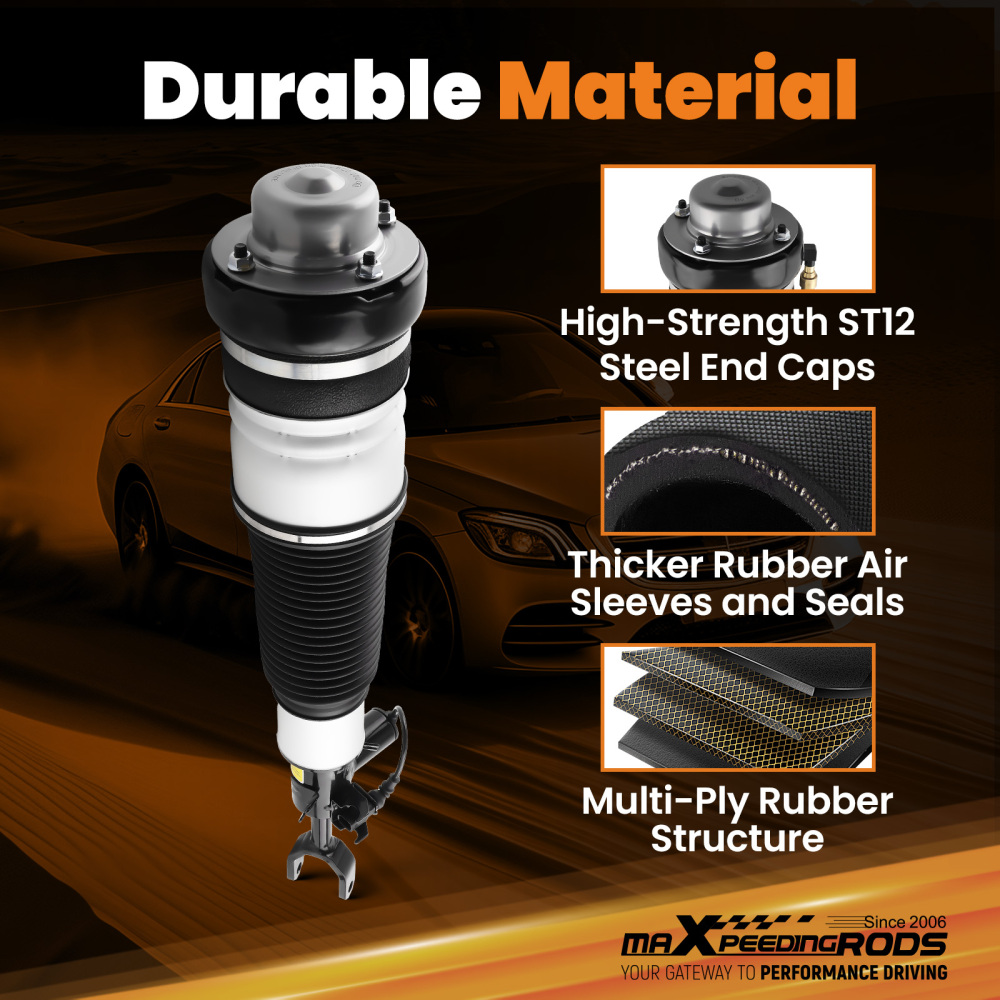 Air Suspension Strut Shock Absorber Front Left compatible for Audi A6 4F C6 Allroad 4F0616039T