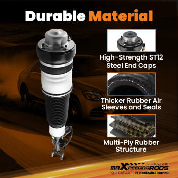 Air Suspension Strut Shock Absorber Front Left compatible for Audi A6 4F C6 Allroad 4F0616039T