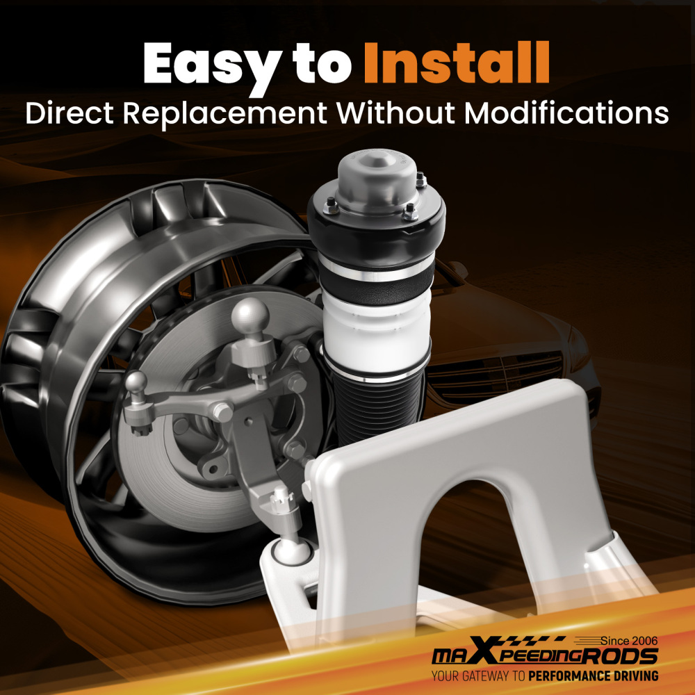 Air Suspension Strut Shock Absorber Front Left compatible for Audi A6 4F C6 Allroad 4F0616039T