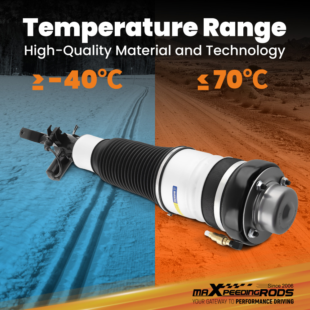 Air Suspension Strut Shock Absorber Front Left compatible for Audi A6 4F C6 Allroad 4F0616039T