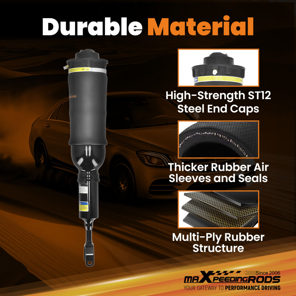 Front Left / Right Air Suspension Strut compatible for Audi A6 C5 Allroad Quattro 4Z7616051