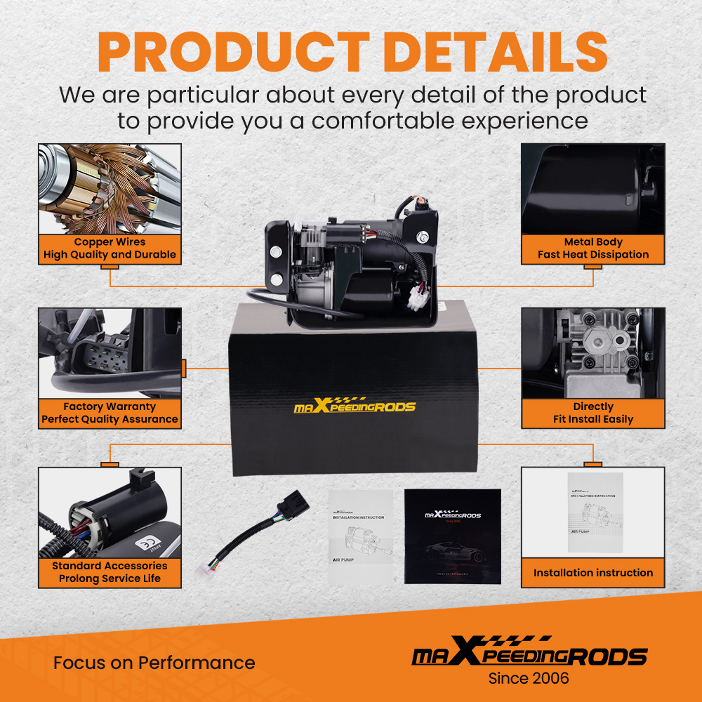 Rear Air Suspension Kit compatible for Escalade Avalanche compatible for Suburban Tahoe 580-1068