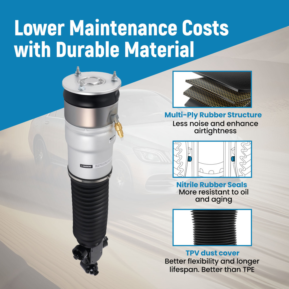 Rear Left Air Suspension Strut compatible for BMW F01 F02 740i 750Li 760Li 3.0L 4.4L 6.0L