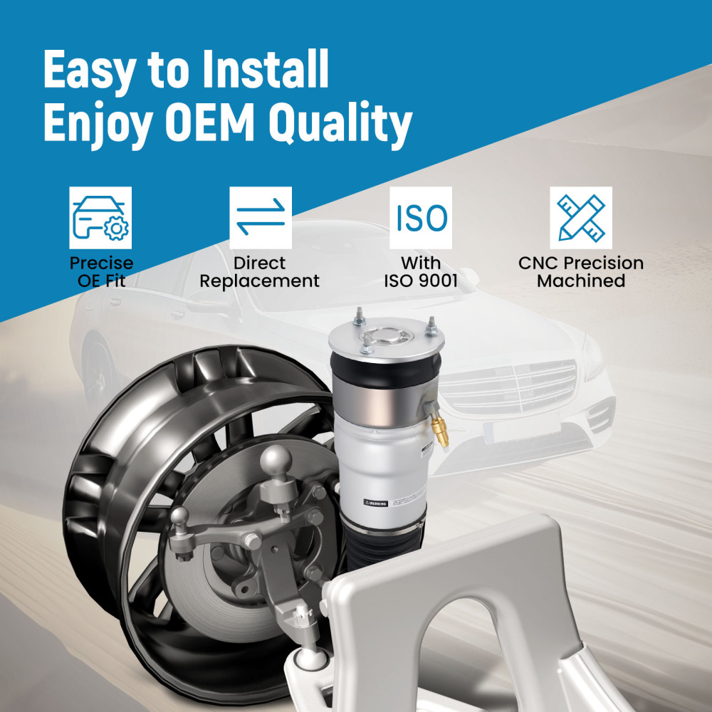 Rear Left Air Suspension Strut compatible for BMW F01 F02 740i 750Li 760Li 3.0L 4.4L 6.0L