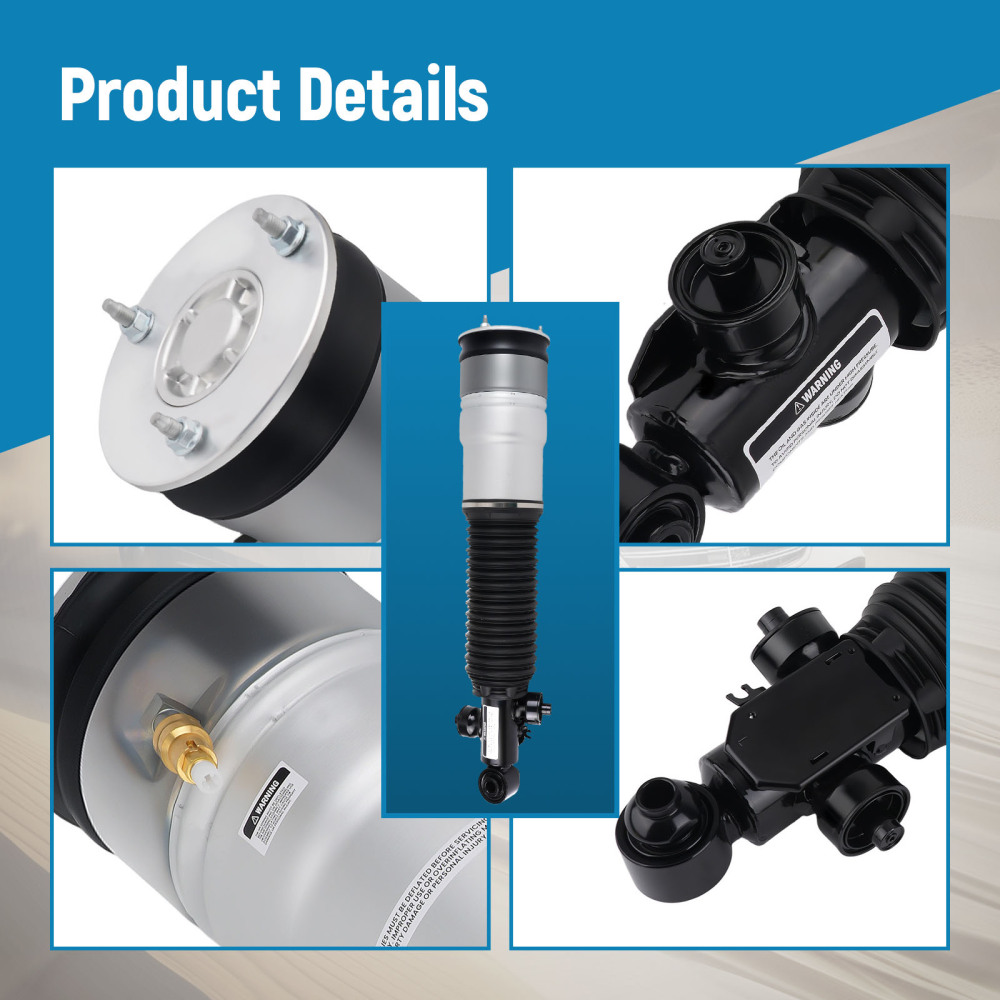 Rear Left Air Suspension Strut compatible for BMW F01 F02 740i 750Li 760Li 3.0L 4.4L 6.0L