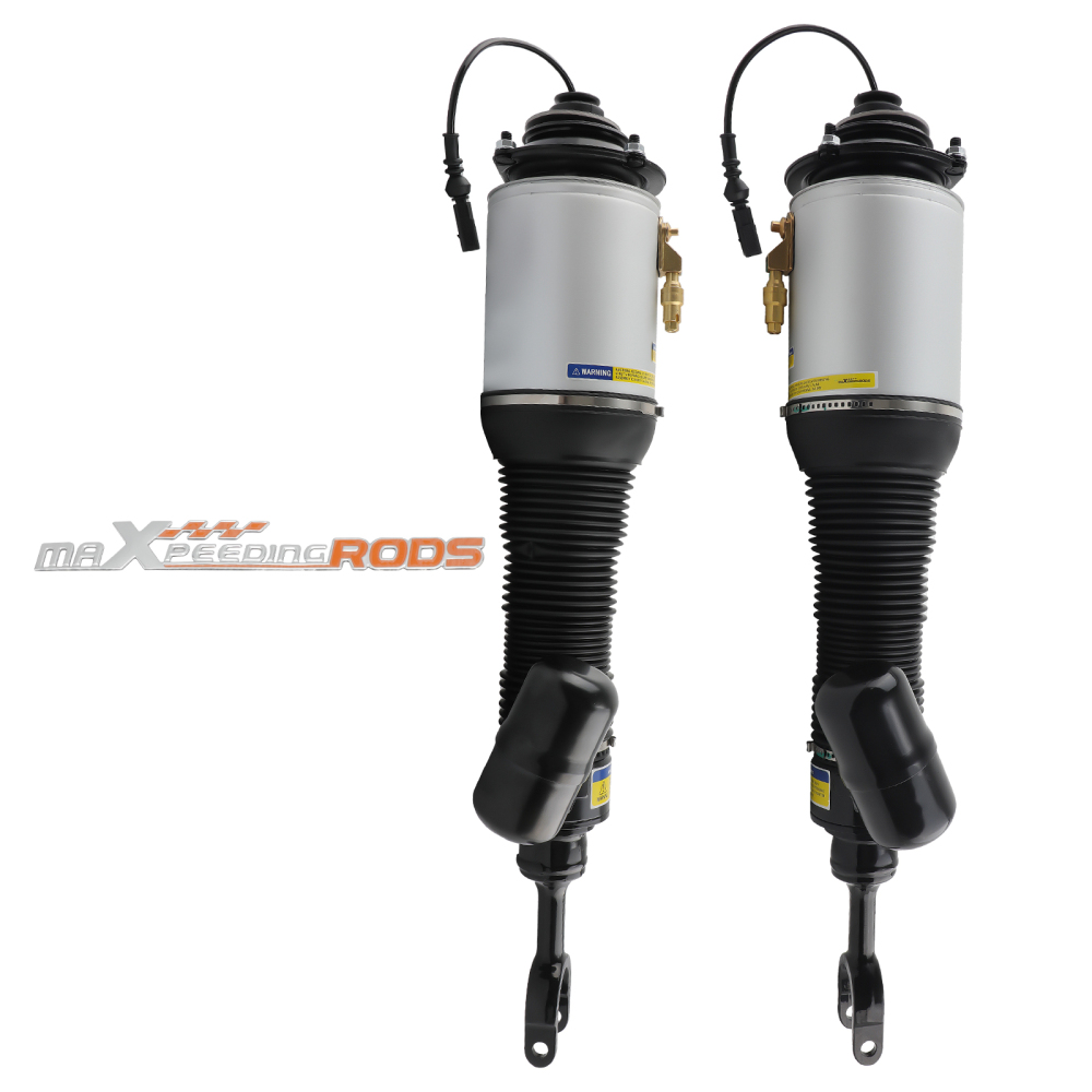 Pair Front Air Suspension Shock Struts compatible for Bentley Continental GT Flying Spur
