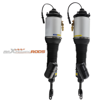 Pair Front Air Suspension Shock Struts compatible for Bentley Continental GT Flying Spur