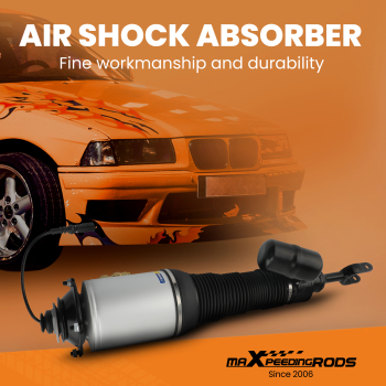 Pair Front Air Suspension Shock Struts compatible for Bentley Continental GT Flying Spur
