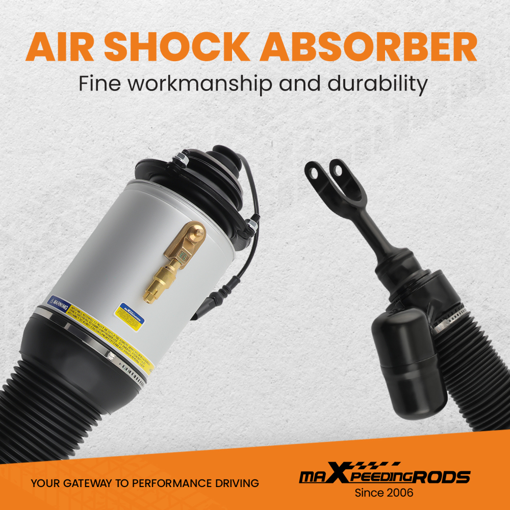 Pair Front Air Suspension Shock Struts compatible for Bentley Continental GT Flying Spur