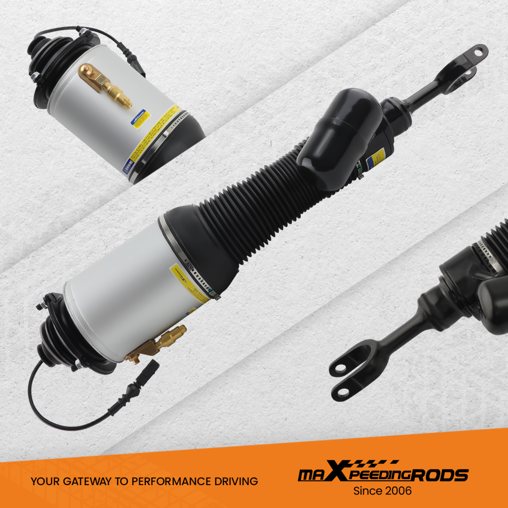 Pair Front Air Suspension Shock Struts compatible for Bentley Continental GT Flying Spur