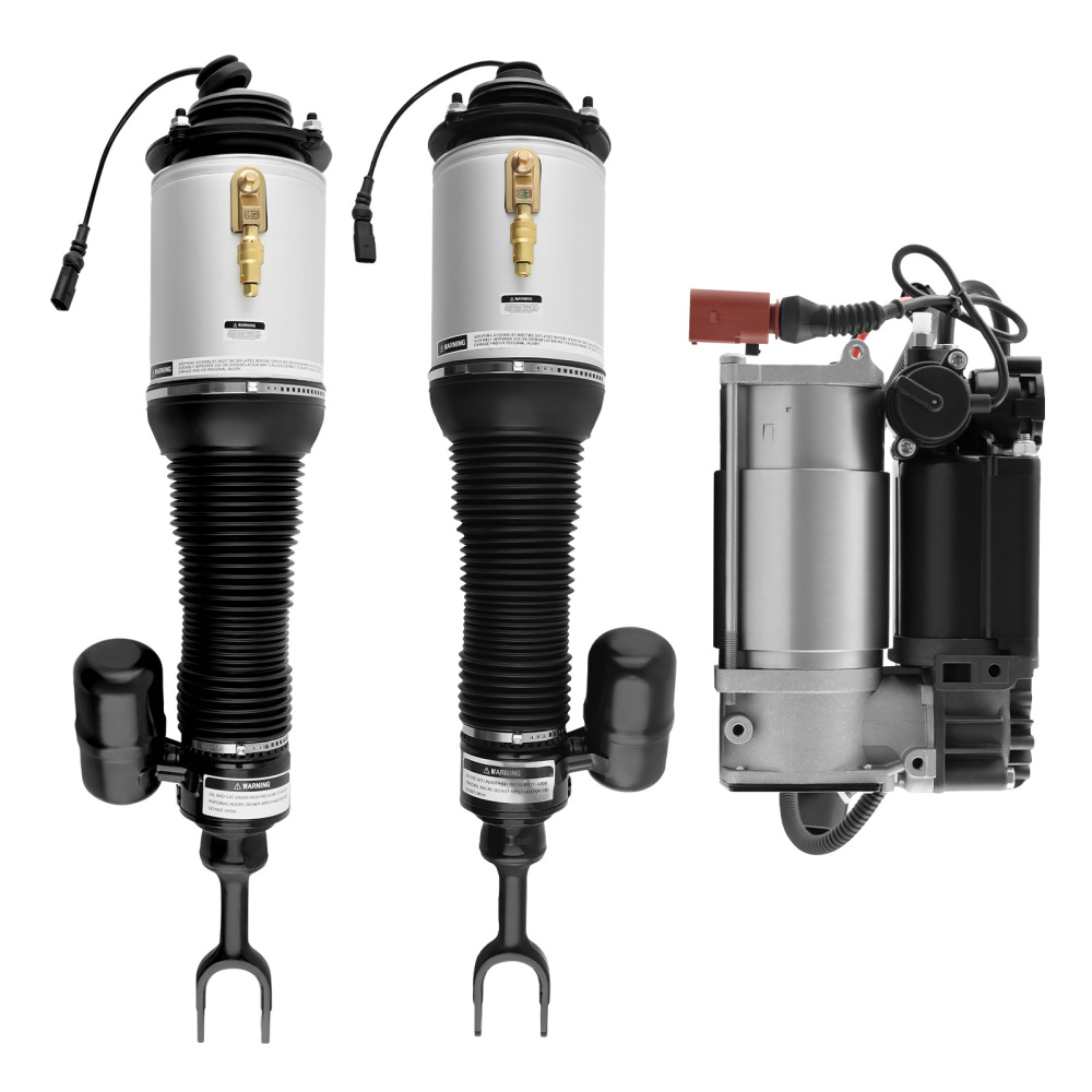 2x Avant Pneumatique Suspension compatible pour vw phaéton compatible pour Bentley Continental + compressor