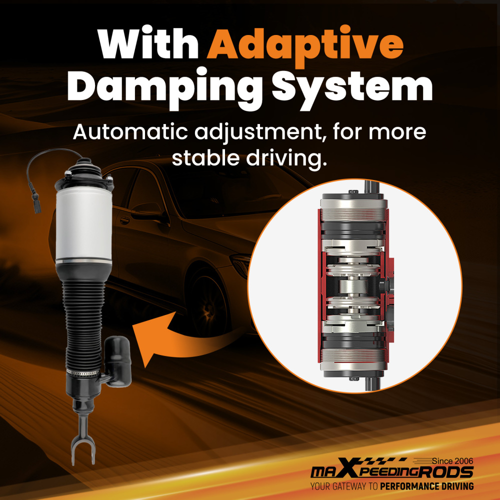 Front Air Spring Shock Strut w/ADS compatible for Bentley Continental GT 2004 3D0616040AA