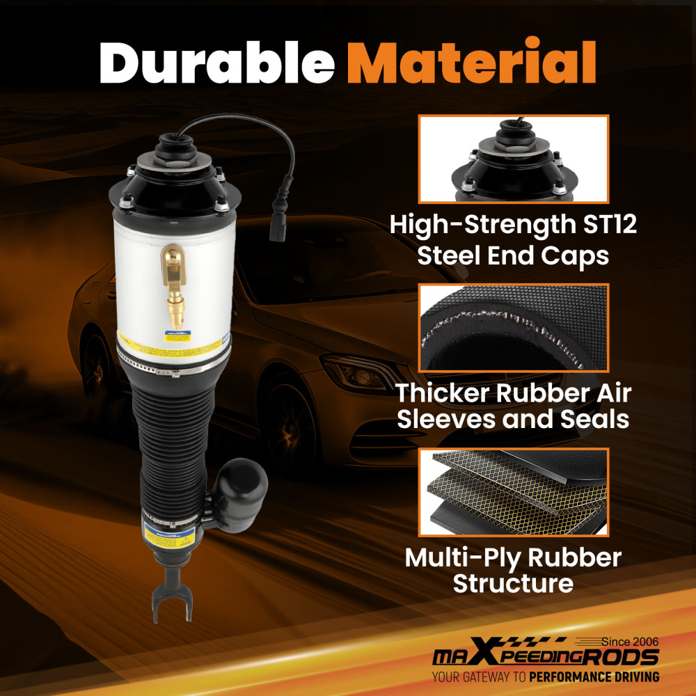 Front Air Spring Shock Strut w/ADS compatible for Bentley Continental GT 2004 3D0616040AA