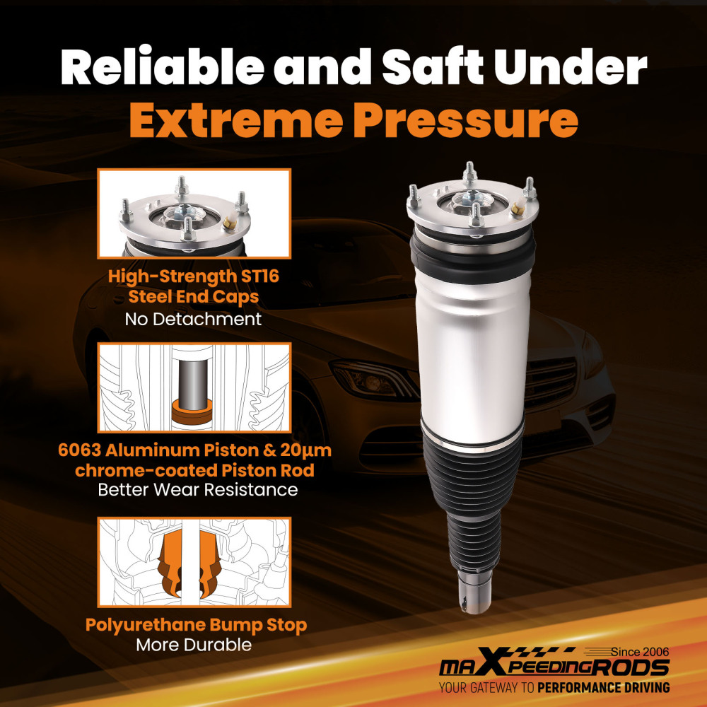 1X Front Right Air Suspension Strut compatible for Range Rover IV L405 2012-2024 LR038800