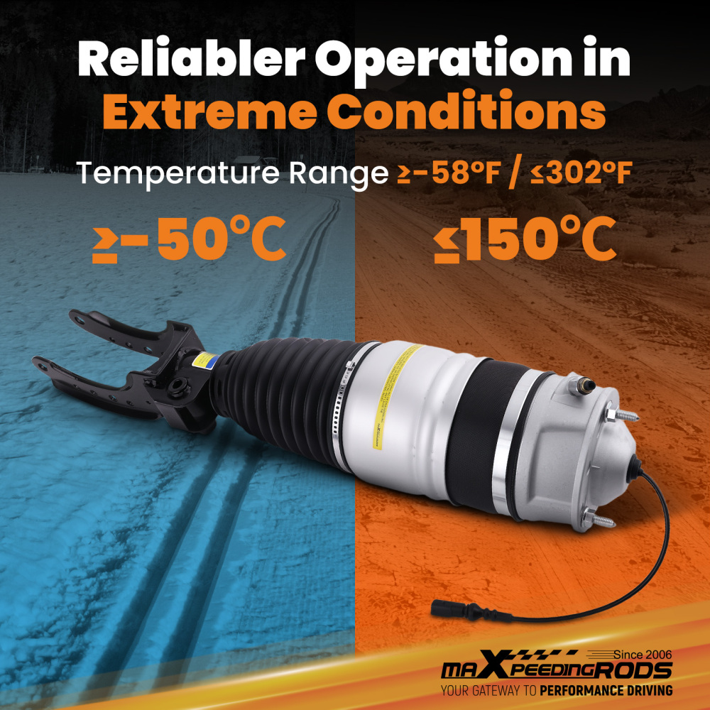 Front Right Air Suspension Strut compatible for Porsche Cayenne 92A 2010-2018 95834304850