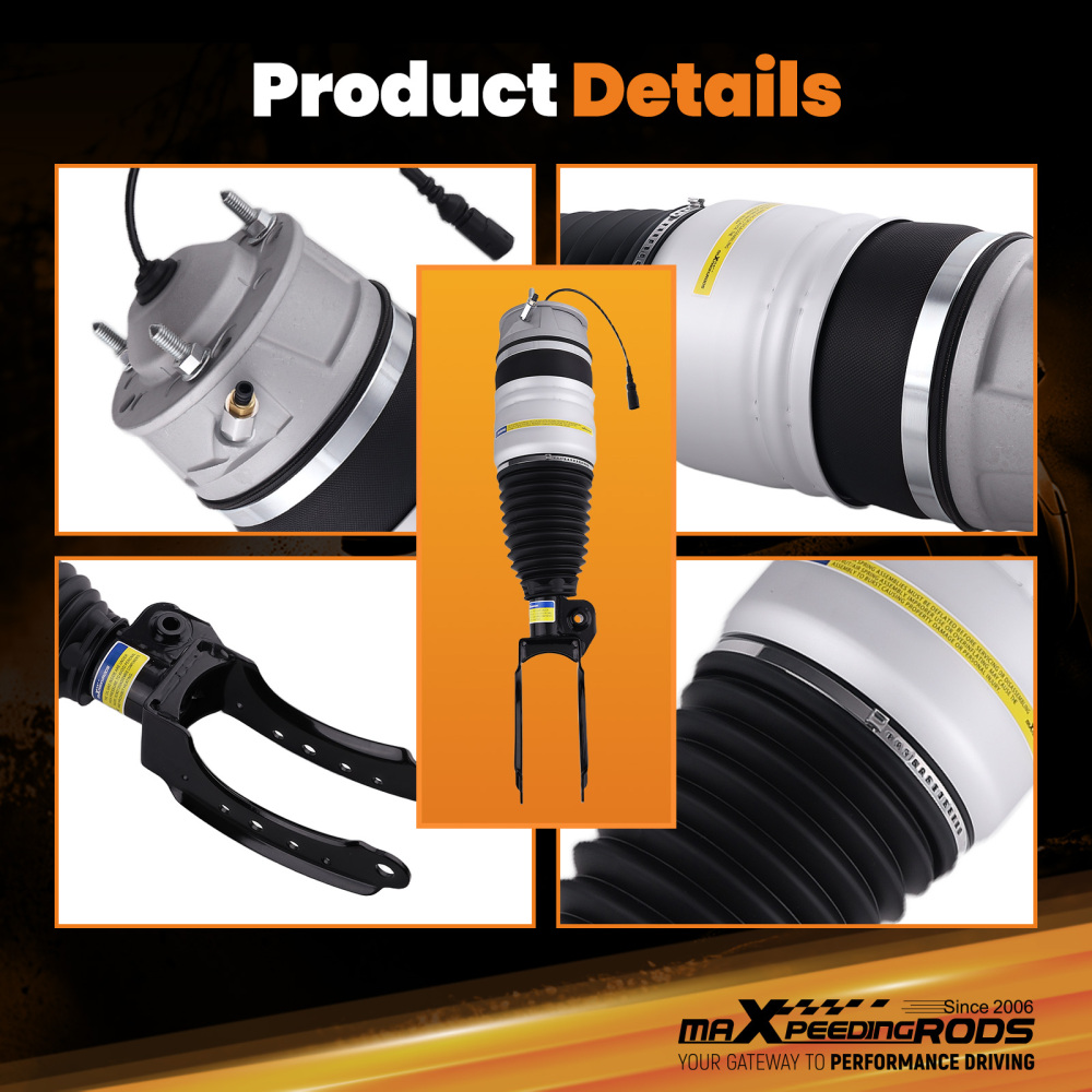 Front Right Air Suspension Strut compatible for Porsche Cayenne 92A 2010-2018 95834304850