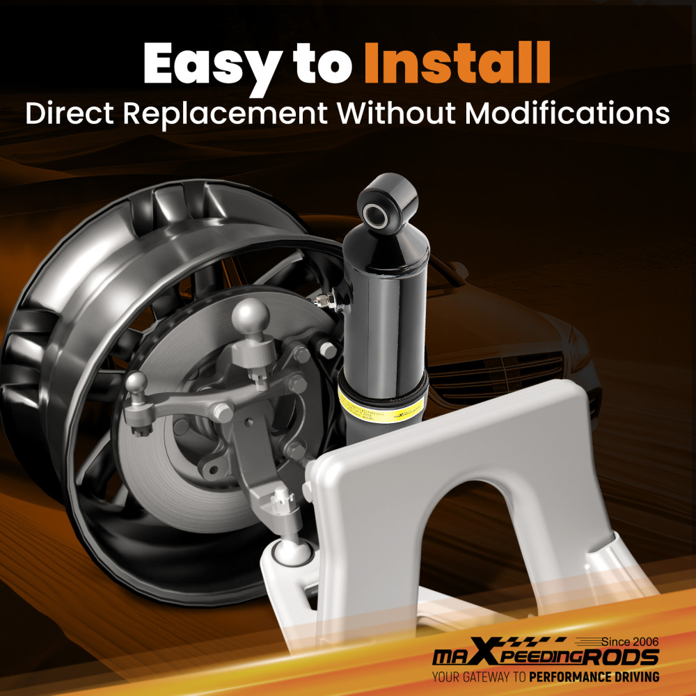 Rear Air Ride Suspension Set compatible for Harley Touring models King Street 1994-2020