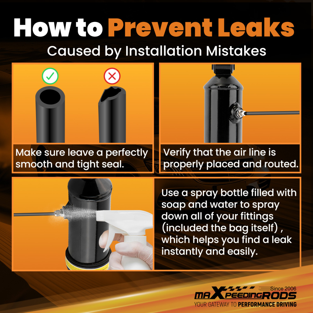 Rear Air Ride Suspension Set compatible for Harley Touring models King Street 1994-2020