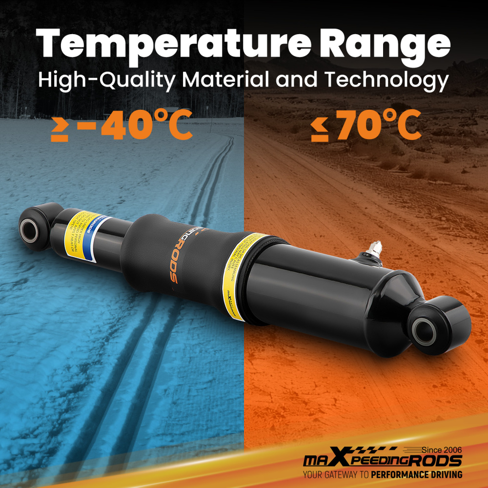 Rear Air Ride Suspension Set compatible for Harley Touring models King Street 1994-2020