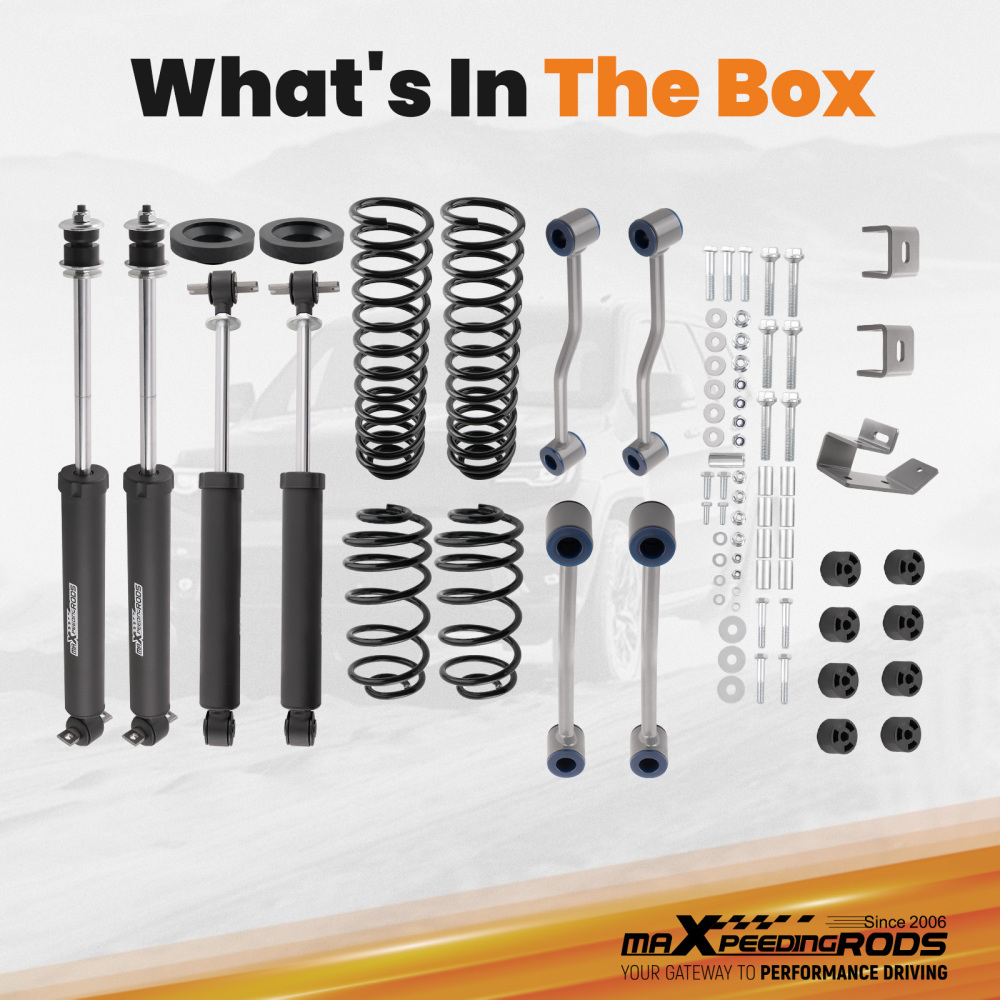 3.25 Lift Kit compatible for Jeep Wrangler TJ 1997-02 w/ 6-Cyl Engine