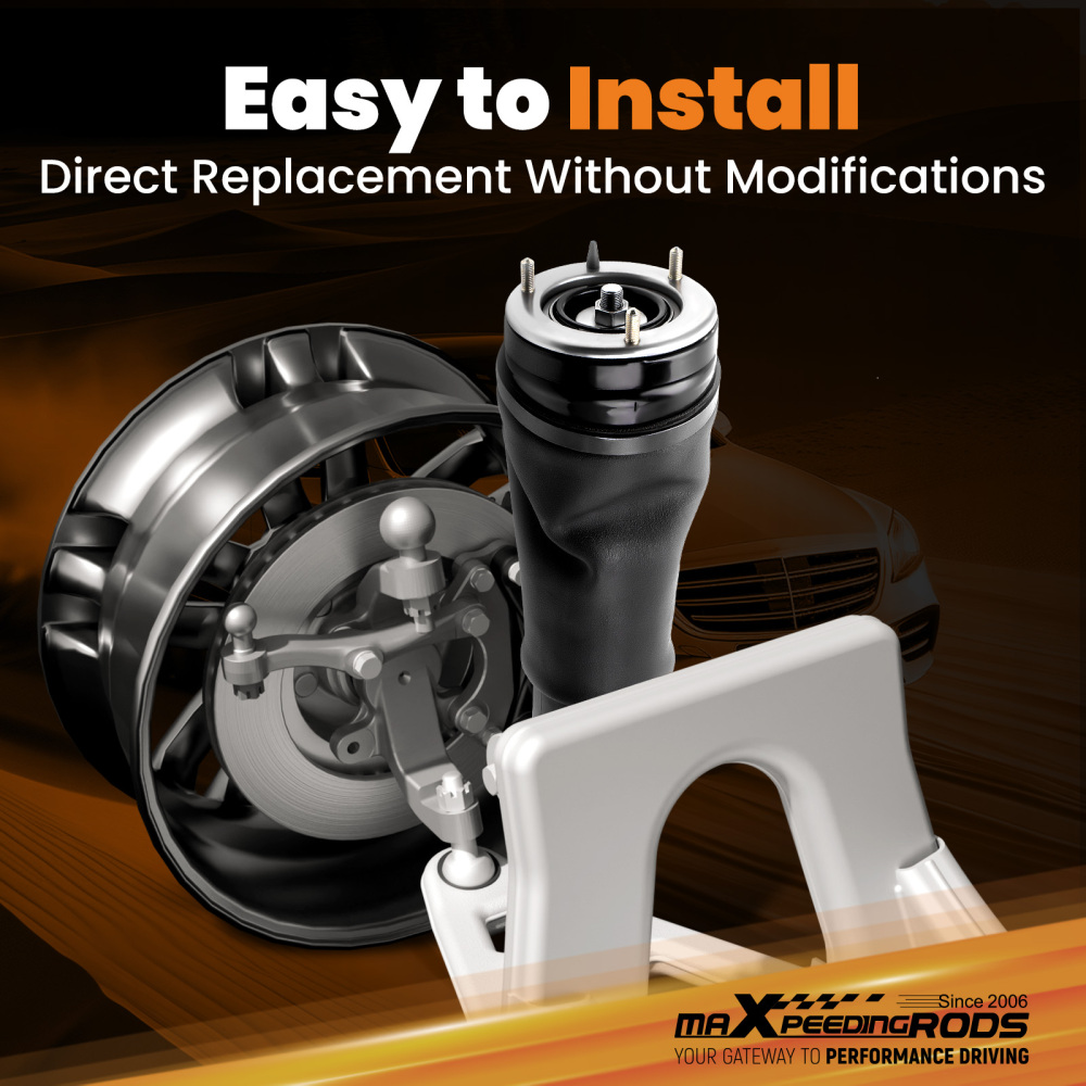 4PCS Front Rear Air Suspension Spring Bag Kit compatible for Range Rover L322 2002-2012