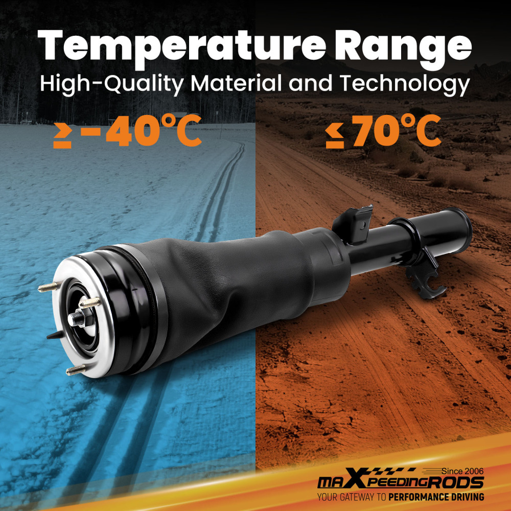 4PCS Front Rear Air Suspension Spring Bag Kit compatible for Range Rover L322 2002-2012