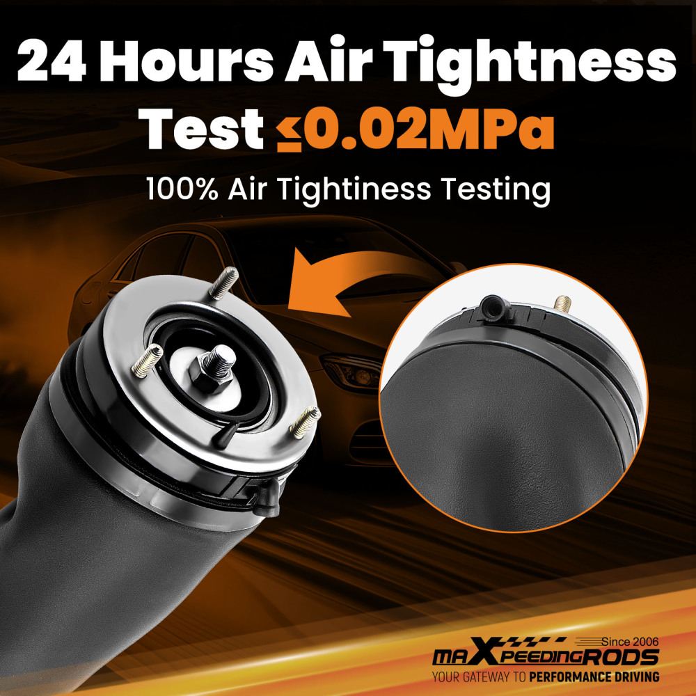 4PCS Front Rear Air Suspension Spring Bag Kit compatible for Range Rover L322 2002-2012