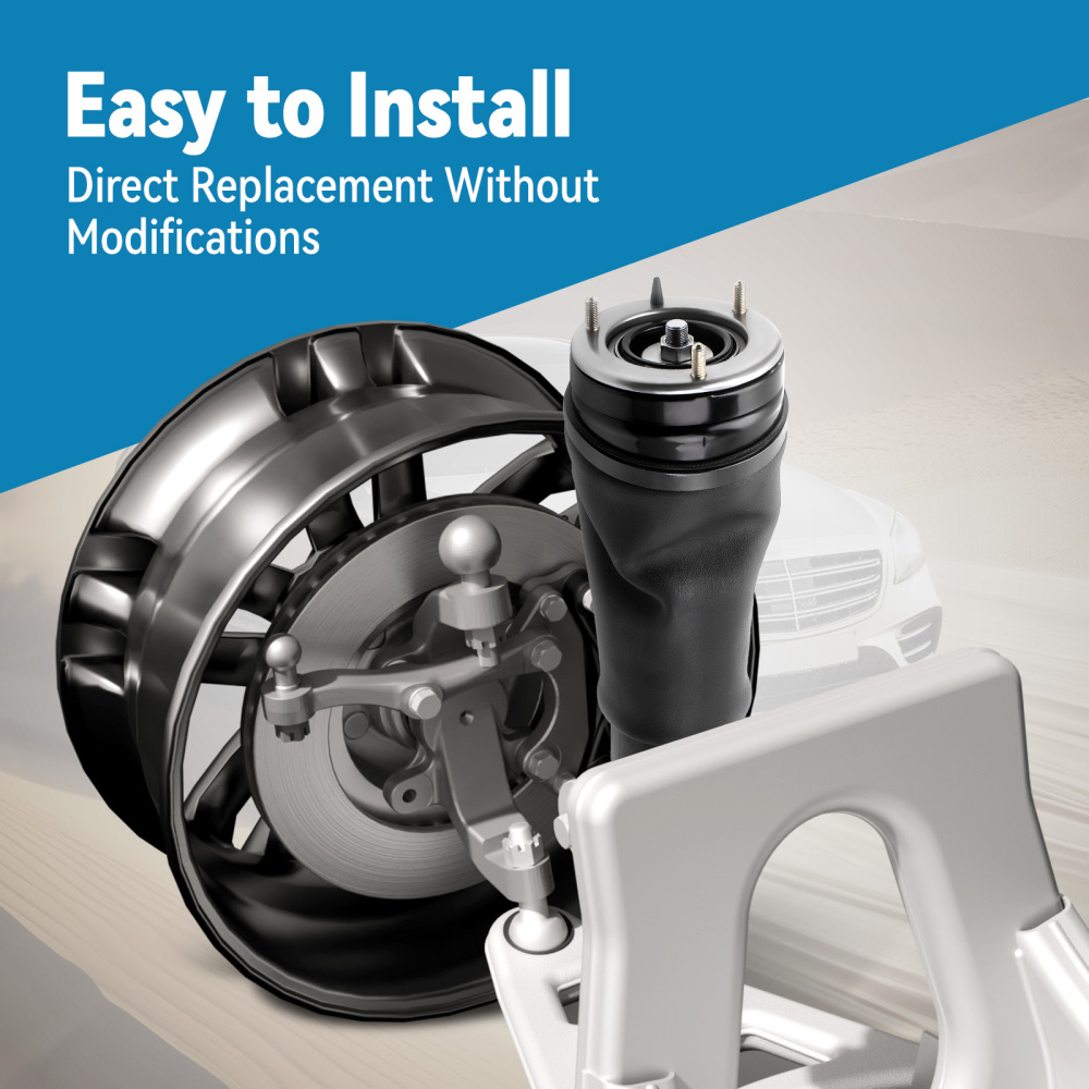 4PCS Front Rear Air Suspension Spring Bag Kit compatible for Range Rover L322 2002-2012